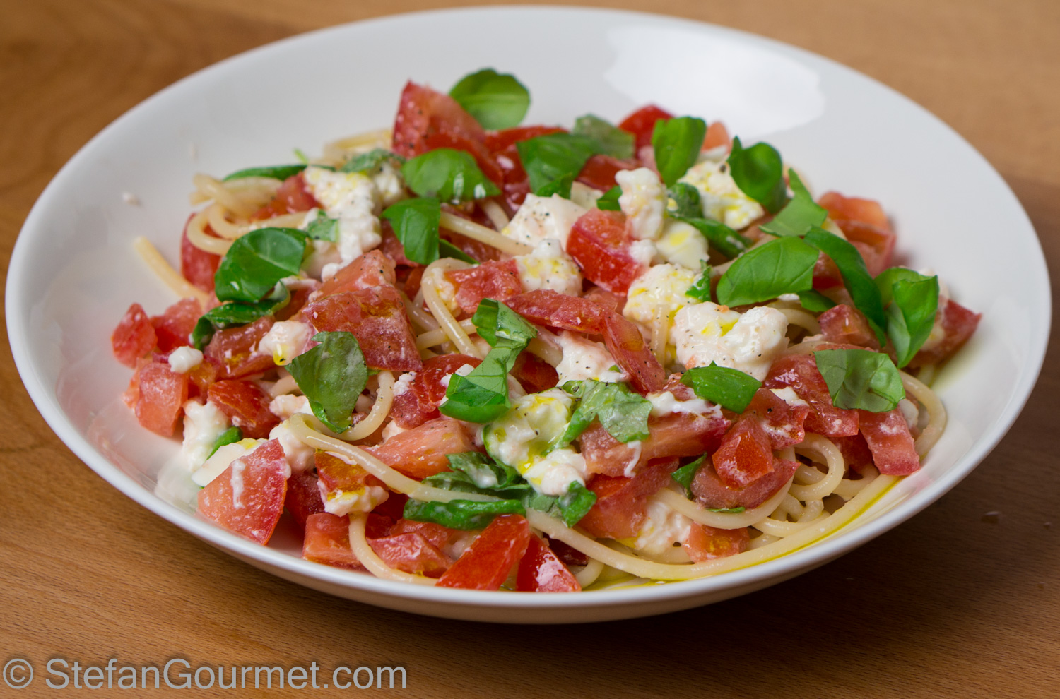 Spaghetti alla Checca – Stefan&amp;#39;s Gourmet Blog