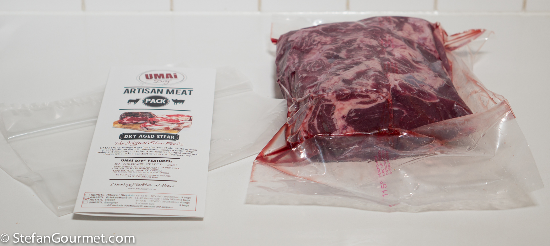 Umai Bags For Dry Aging Steak At Home – Stefan's Gourmet Blog
